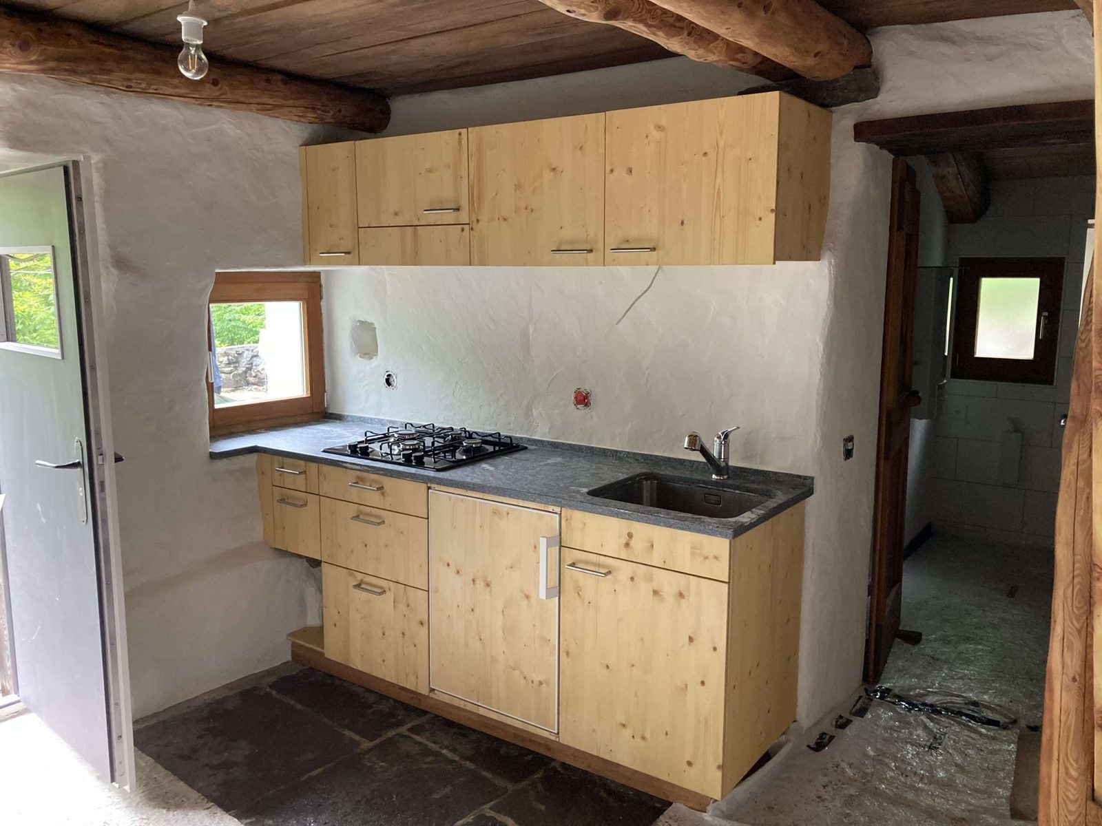 Massküche mit Granitsteinabdeckung
